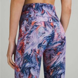 Lululemon Fast and Free Brushed Fabric High-Rise Tight 28" Size 6